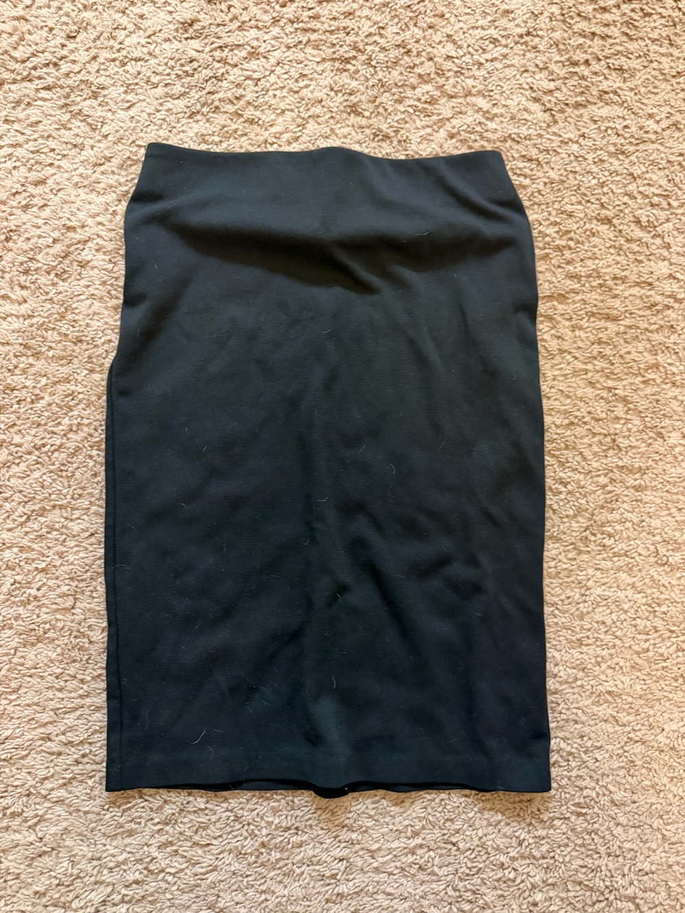 LOFT Black Petite Skirt with Clean Waistband